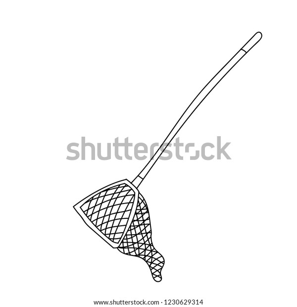 Net Line Art Vector Black White Stock Vector (Royalty Free) 1230629314 ...