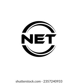 NET Logo Design, Inspiration for a Unique Identity. Modern Elegance and Creative Design. Watermark Your Success with the Striking this Logo.