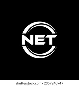 NET Logo Design, Inspiration for a Unique Identity. Modern Elegance and Creative Design. Watermark Your Success with the Striking this Logo.