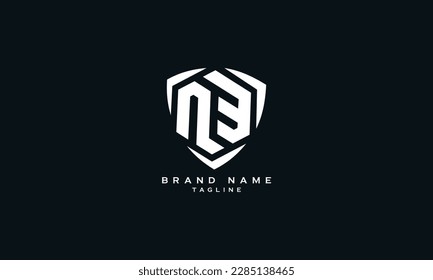 NET, NTE, NE, EN, Resumen diseño inicial del logotipo del alfabeto de monograma