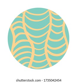 diseño de ilustración vectorial de bloques de patrones orgánicos netos