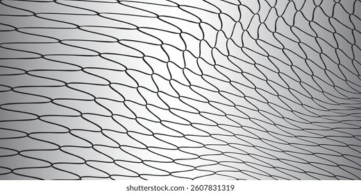 Net pattern close up. Rope net . Soccer  football  volleyball  tennis and tennis net pattern. vector illustration