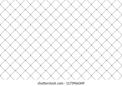 Net pattern isolated on white background. Net backdrop for web site, poster, placard and wallpaper. Creative art concept, vector illustration, eps 10