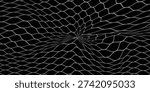 Net pattern. Rope net vector silhouette. Soccer, football, volleyball, tennis and tennis net pattern. Fisherman hunting net rope texture or pattern.