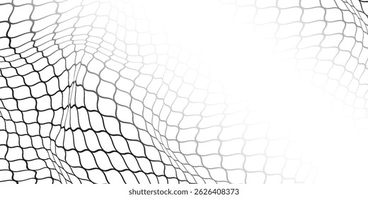 Net pattern. Rope net vector silhouette. Soccer, football, volleyball, tennis and tennis net pattern.