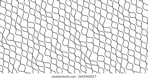 Net pattern. Rope net vector silhouette. Soccer, football, volleyball, tennis and tennis net pattern. Fisherman hunting net rope texture pattern