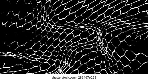 Net pattern. Rope net vector silhouette. Soccer, football, volleyball, tennis and tennis net pattern. Fisherman hunting net rope texture or pattern.	
