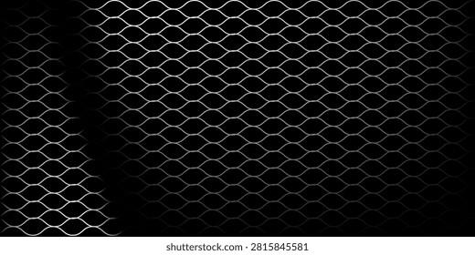 Net pattern. Rope net vector silhouette. Soccer, football, volleyball, tennis and tennis net pattern. Fisherman hunting net rope texture or pattern.	
