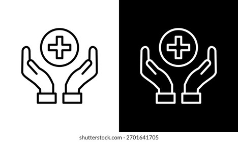 Net Positive White Icon Set Design