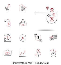 Net profit icon. Finance icons universal set for web and mobile