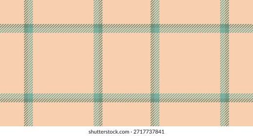 Textura a cuadros textil neta, tartán de Vector de tela navideña. Pista patrón de verificación de fondo sin fisuras en la paleta de colores claro y verde azulado.