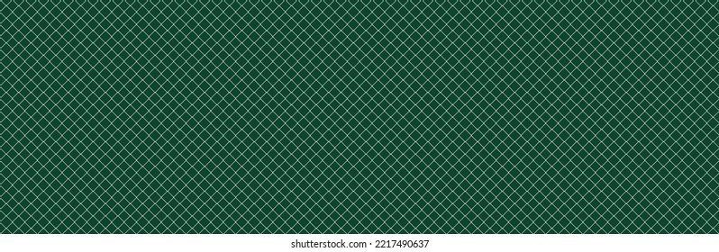 Net texture pattern on green background. Net texture pattern for backdrop and wallpaper. Realistic net pattern with black squares. Geometric background, vector illustration