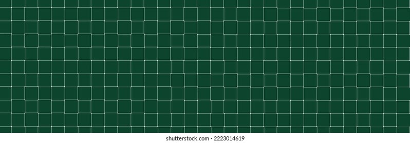 Net texture pattern on green background. Net texture pattern for backdrop and wallpaper. Realistic net pattern with black squares. Geometric background, vector illustration