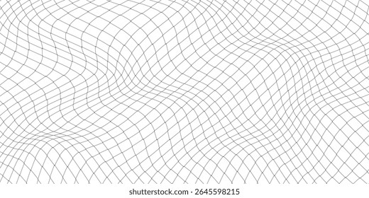 Net texture pattern on white background. Net texture pattern for backdrop and wallpaper. Realistic net pattern with black squares