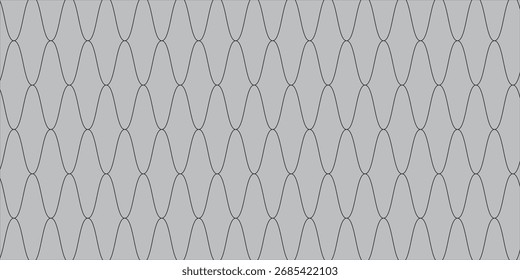 Net texture pattern on white background. Net texture pattern for backdrop and wallpaper. Realistic net pattern with black squares. Geometric background