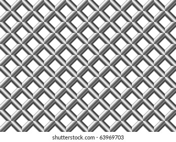 Net tubular abstract seamless geometrical pattern - vector background for continuous replicate.