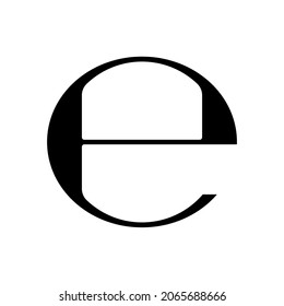 Net weight icon. Black symbol denoting product weight excluding packaging. Designation and marking on packaging. Vector isolated symbol "e". Net weight. Netto.