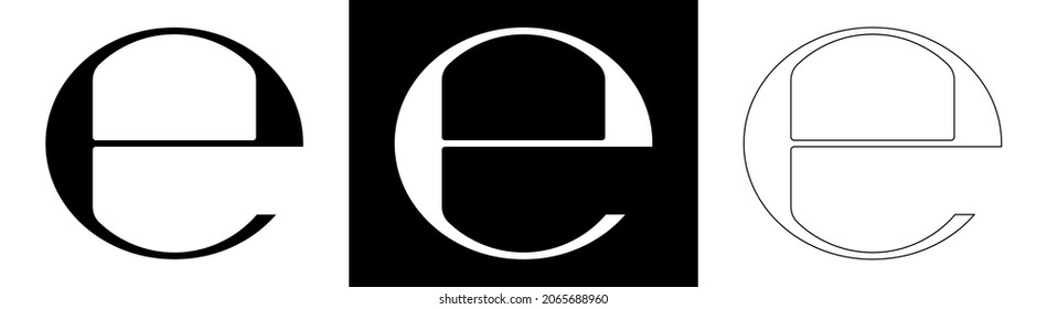 Net weight icon. Black symbol denoting product weight excluding packaging. Designation and marking on packaging. Vector isolated symbol "e". Net weight. Netto.