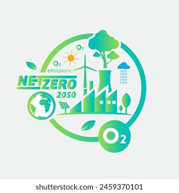 Net zero and carbon neutral concept , Carbon Neutrality