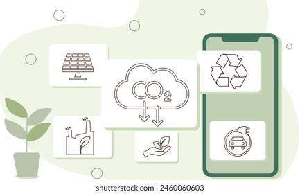 Net Zero und Umweltschutz und nachhaltige Modernisierung von ESG unter Einsatz von Technologien für erneuerbare Ressourcen zur Verringerung der Umweltverschmutzung. 