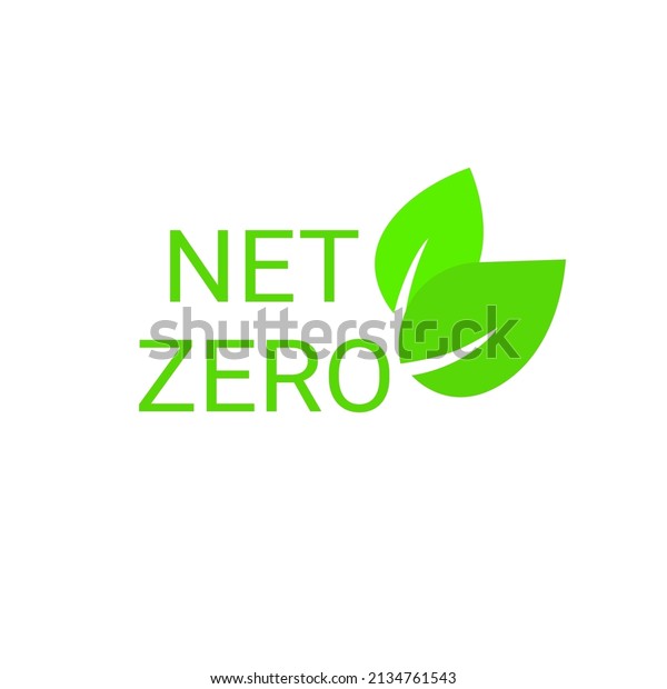 Net Zero Label Co2 Neutral Green Stock Vector (Royalty Free) 2134761543 ...