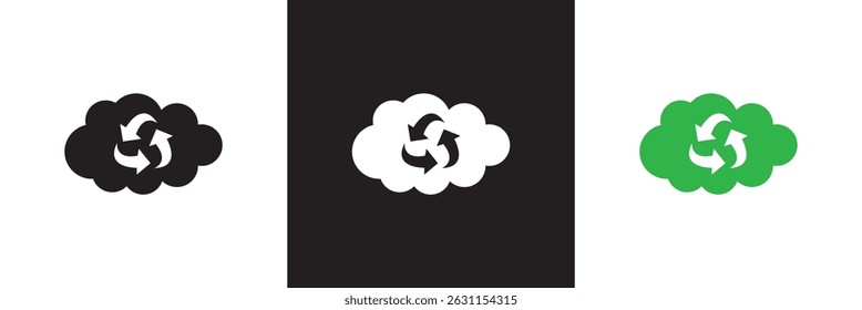 Net zero related  icons. Vector for websites, mobile interfaces, presentations, banner, visual branding etc. Vector illustration. isolated on white and black background. EPS 10