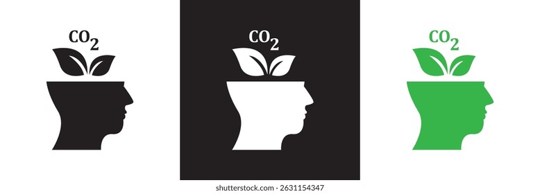 Net zero related  icons. Vector for websites, mobile interfaces, presentations, banner, visual branding etc. Vector illustration. isolated on white and black background. EPS 10