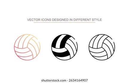 Netball icon design with white background stock illustration
