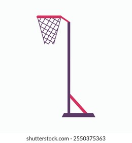 Netball post ícone clipart avatar logotipo isolado ilustração