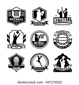 Netball Vector Icons 24