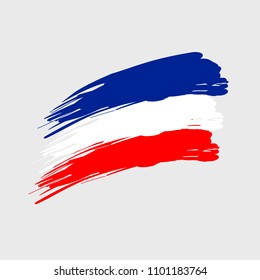 Netherland brush flag
