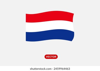 Netherland flag flat icon.vector illustration