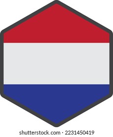 netherland flag icon vector design