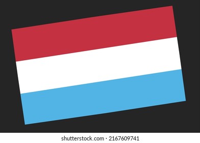 Netherland flag simple illustration vector