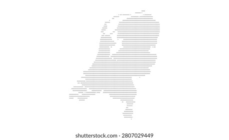 Netherlands Dotted Map Vector with Halftone Dot Pattern, Geographic Country Outline, Border, National Territory Shape, Northwestern Europe Cartography Illustration for Atlas, Travel, and Infographic Design