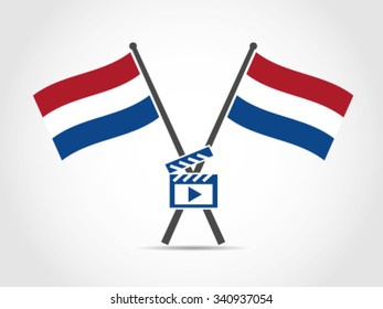 Netherlands Emblem Flag