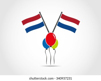 Netherlands Emblem Flag Vacation