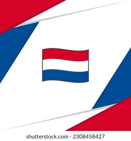 Netherlands Flag Abstract Background Design Template. Netherlands Independence Day Banner Social Media Post. Netherlands