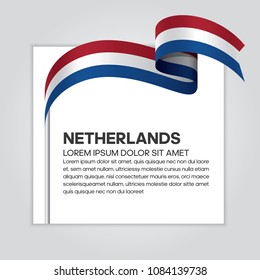 Netherlands flag background