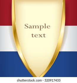 Netherlands flag banner background
