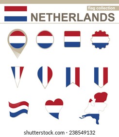 Netherlands Flag Collection, 12 versions