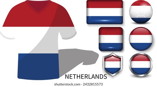 Netherlands Flag Collection, Football jerseys of Netherlands