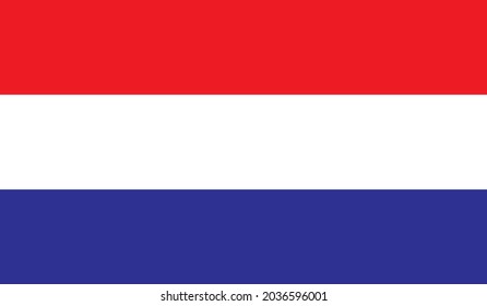 Esquemas vectoriales descargables de la bandera de los Países Bajos