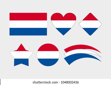 The Netherlands. Flag of Netherlands. Dutch flag. Holland.