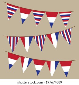 Netherlands flag garland 