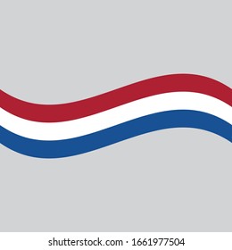 Netherlands flag icon graphic element Illustration template design