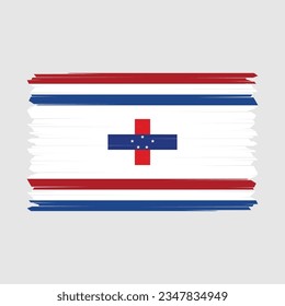 Netherlands flag icon vector illustration