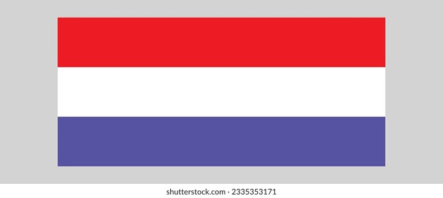 Bandera neerlandesa del diseño de fondo de ilustración.