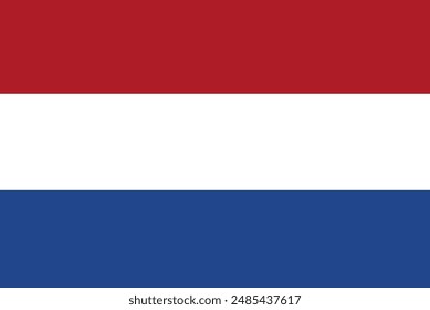 Netherlands flag illustration vector design
