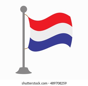 netherlands flag mast